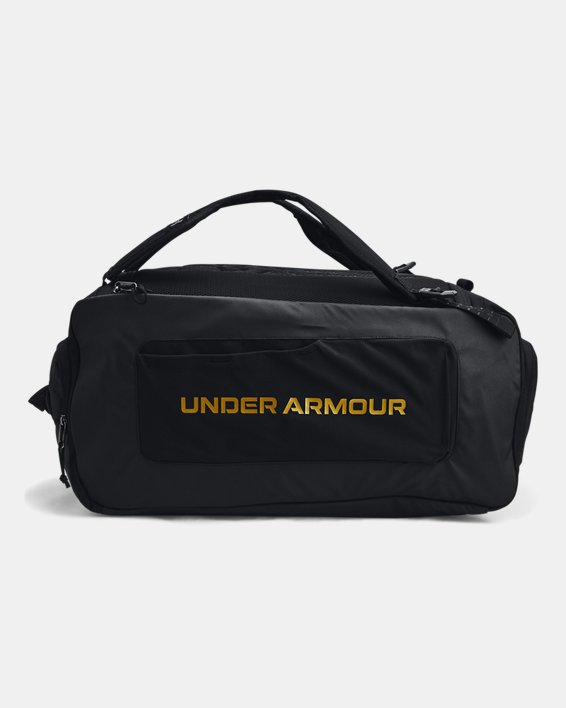 UA Contain Duo Medium Backpack Duffle, Black, pdpMainDesktop image number 1